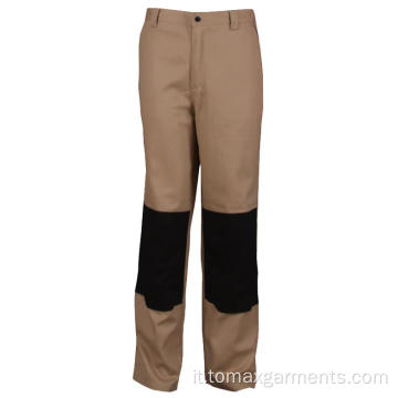 Pantalone da lavoro in cotone 100% per abbigliamento ignifugo